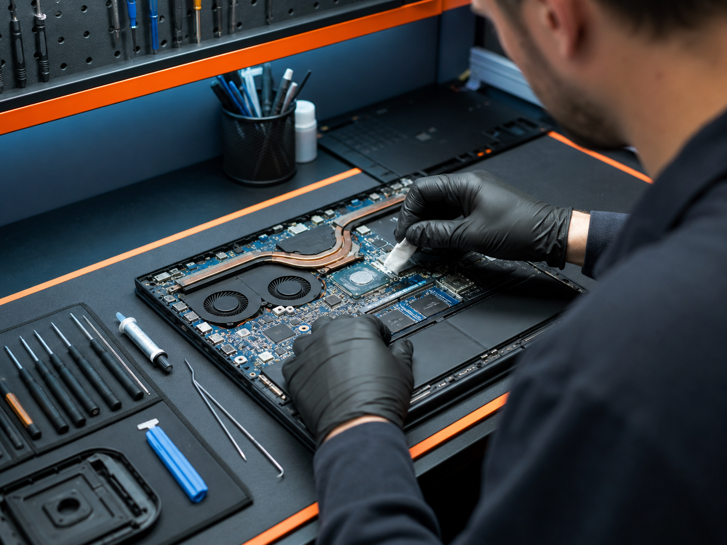 Manutenzione del raffreddamento laptop